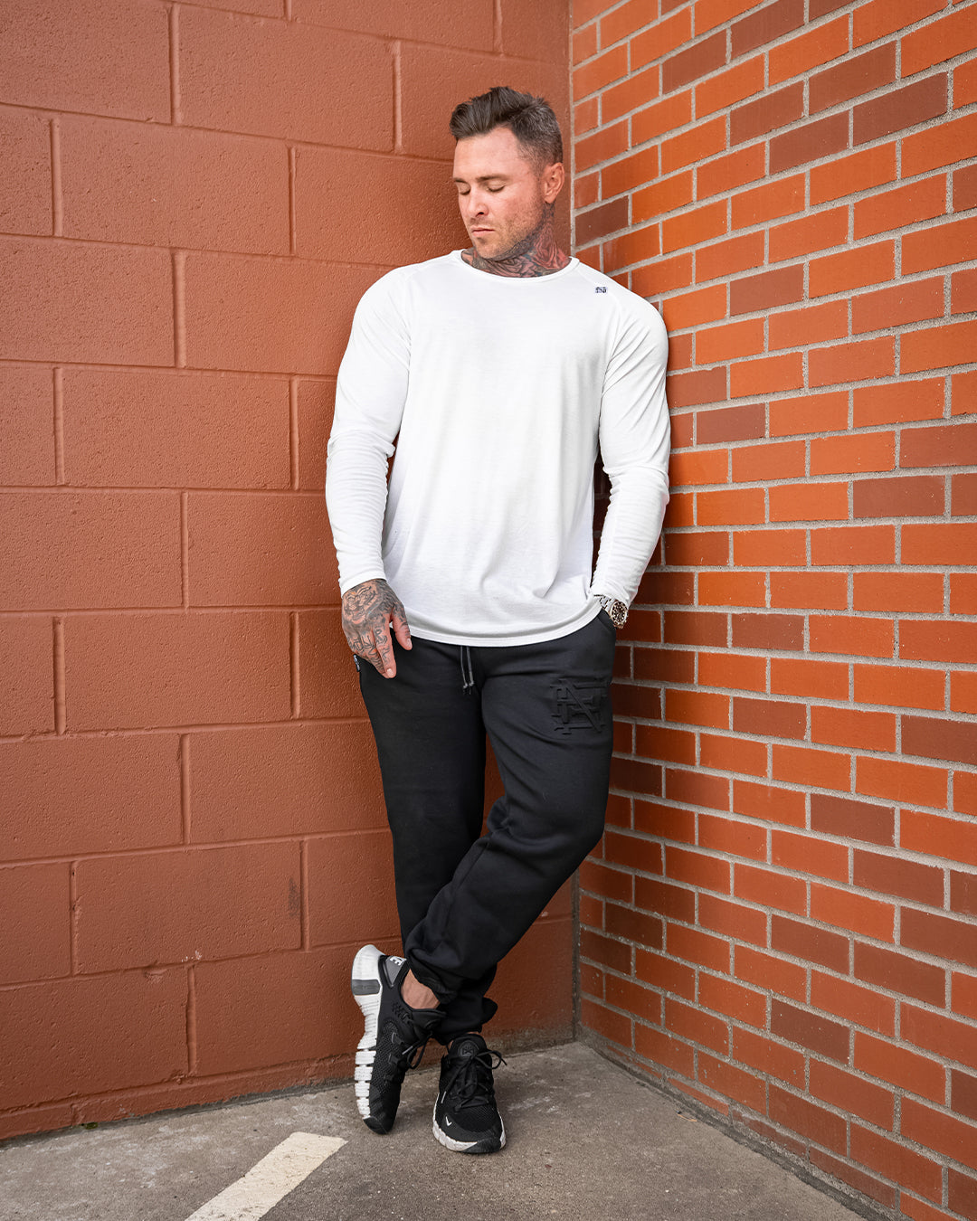 Premium Embroidered Champion Joggers for Men - Black Athletic Sweatpants for Gym, Running & Casual Wear