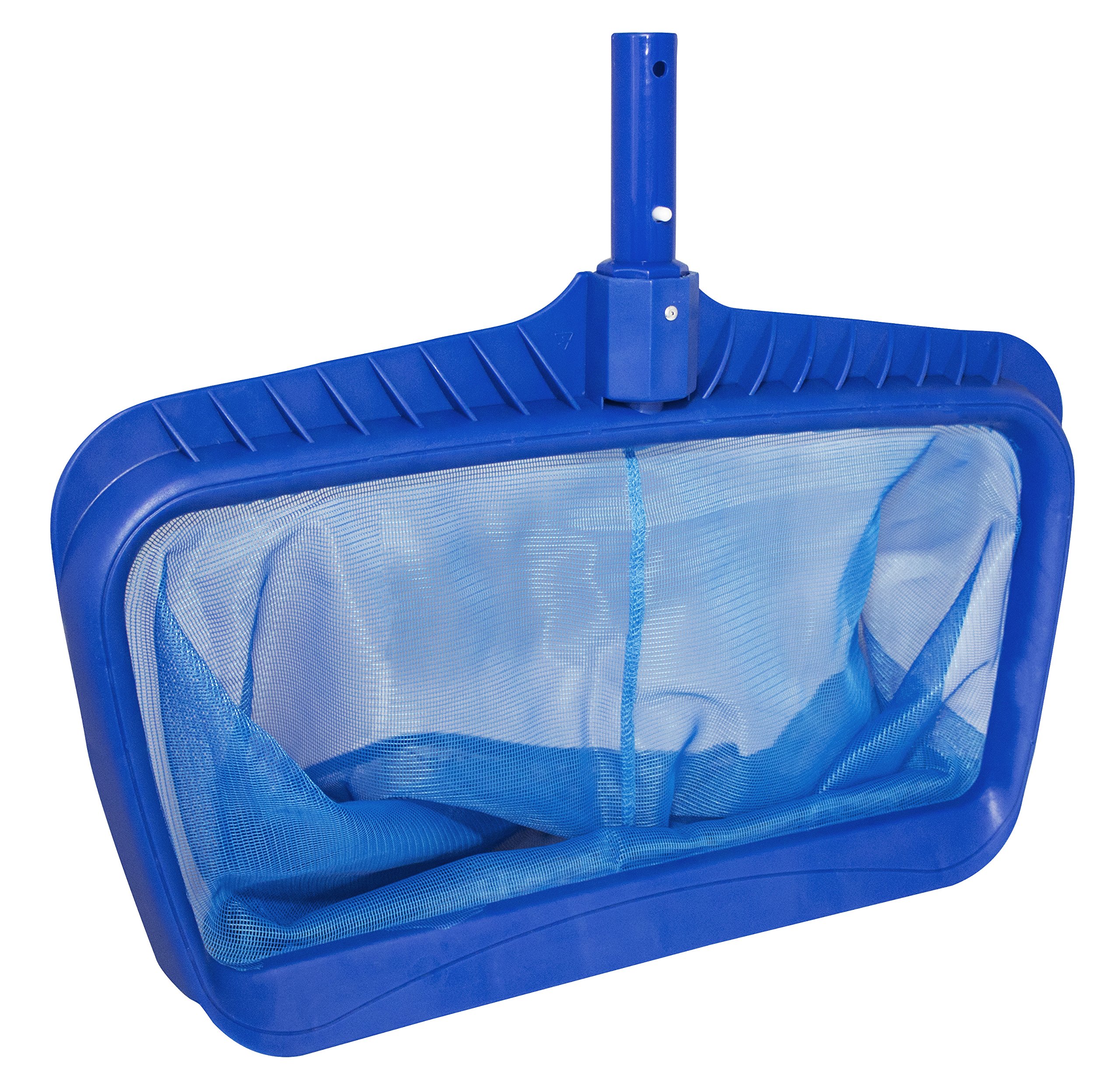 Professional Heavy Duty Deep-Bag Pool Rake for Inground & Above Ground Pools - Durable Blue Swimming Pool Cleaning Tool for Leaves, Debris & Algae Removal - Perfect for Home, Commercial & Resort Pool Maintenance