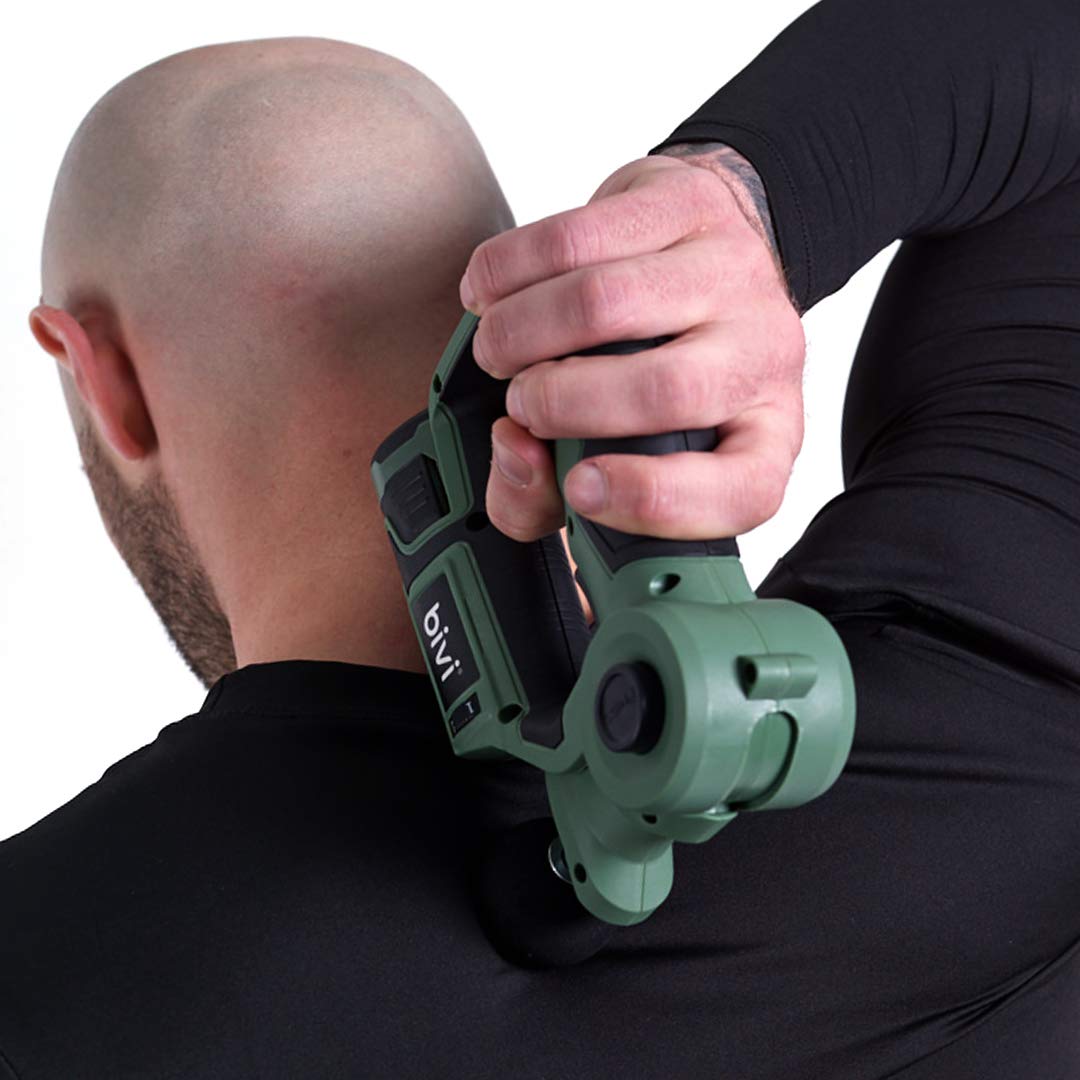 BIVI Deep Tissue Massage Gun - Handheld Percussion Massager for Muscle Recovery, Trigger Point Relief & Sports Therapy - Perfect for Athletes, Gym Workouts & Post-Exercise Recovery