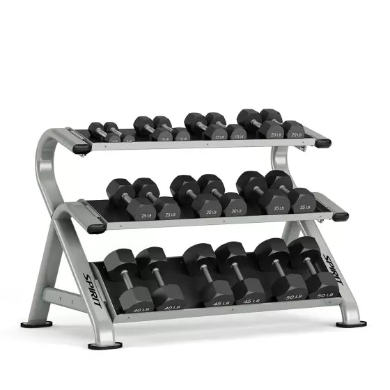 ST800DR3 Adjustable Dumbbell Rack - Heavy Duty Home Gym Equipment for Weight Training & Strength Workouts - Perfect for Garage, Basement, or Home Fitness Studio