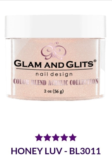 GLAM AND GLITS COLOR BLEND COLLECTION VOL.1 - BL3011 - 2 oz HONEY LUV Eyeshadow Palette - Perfect for Everyday Makeup & Special Occasions
