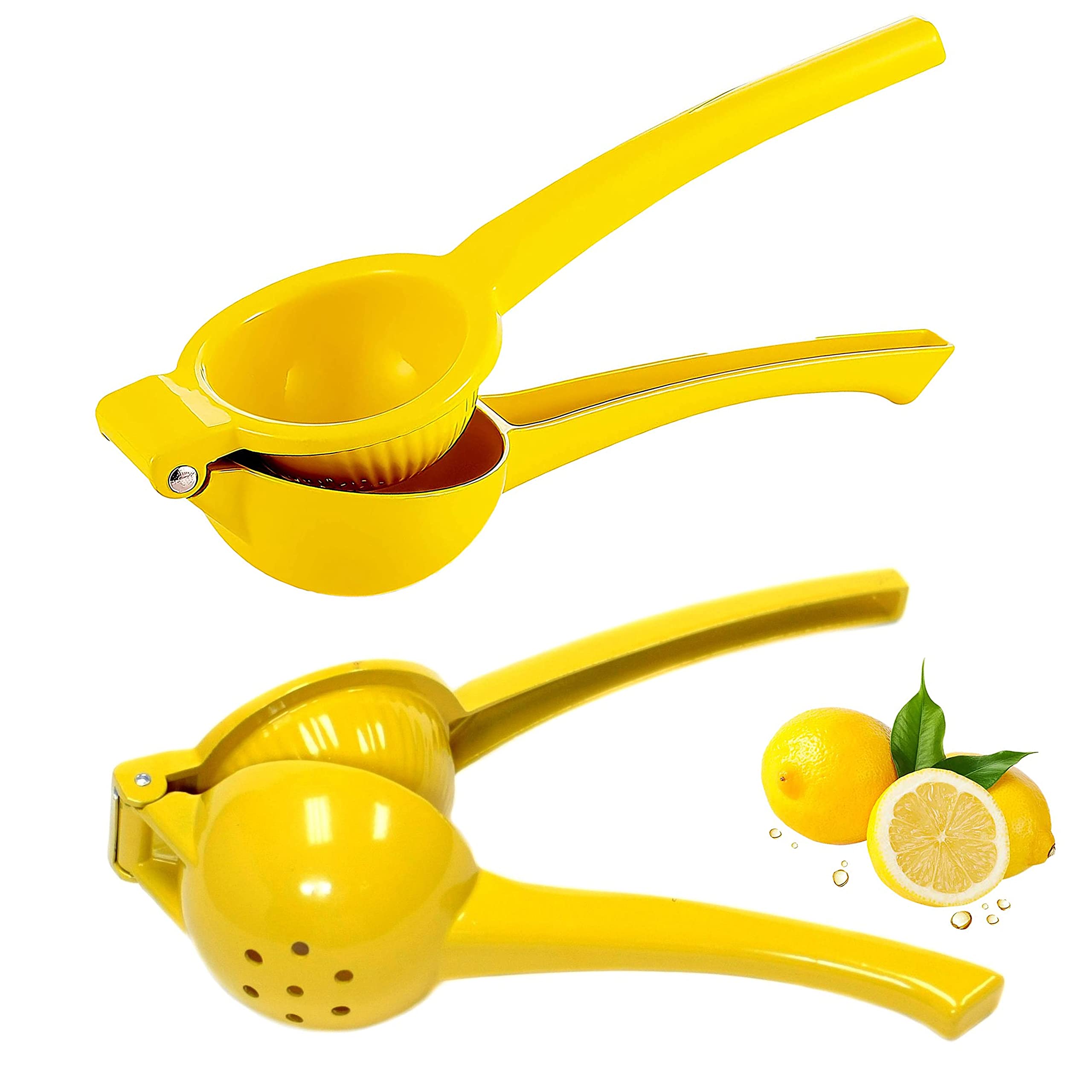 Manual Juicer Hand Press for Lemon, Orange & Fruit - Stainless Steel Citrus Squeezer - Perfect for Fresh Juice, Cocktails & Healthy Drinks at Home or Bar