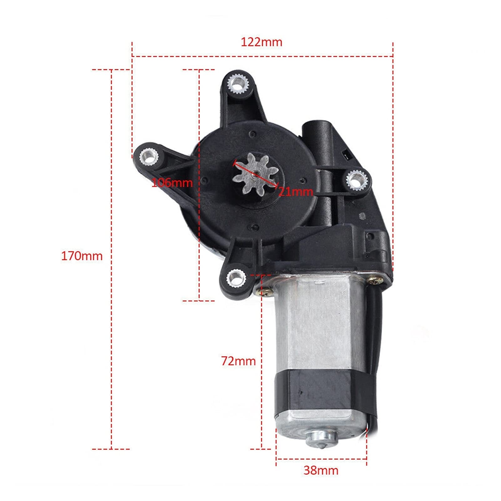 Electric Car Window Regulator Motor - Right Side Power Window Lift Assembly for [Car Model] | Fast Installation & Smooth Operation | Perfect for Window Repair & Replacement