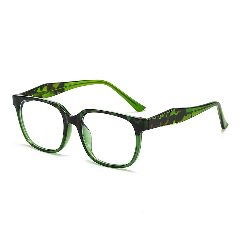CCspace Women's Full Rim Square Polycarbonate Eyeglasses Frame - Lightweight & Durable Glasses for Women - Perfect for Reading, Working & Daily Wear (Style 301382)
