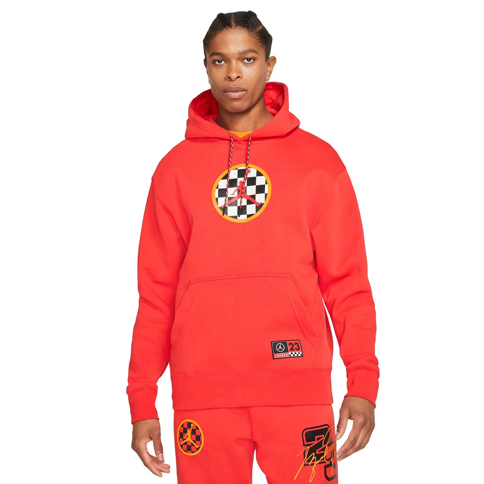 Men's Jordan Red Sport DNA Hoodie - Comfortable & Stylish Athletic Sweatshirt for Running, Gym & Casual Wear