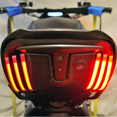 Ducati Diavel Rear Turn Signals for 2010-2019 Models - High Visibility LED Motorcycle Indicators for Night Riding & Safety