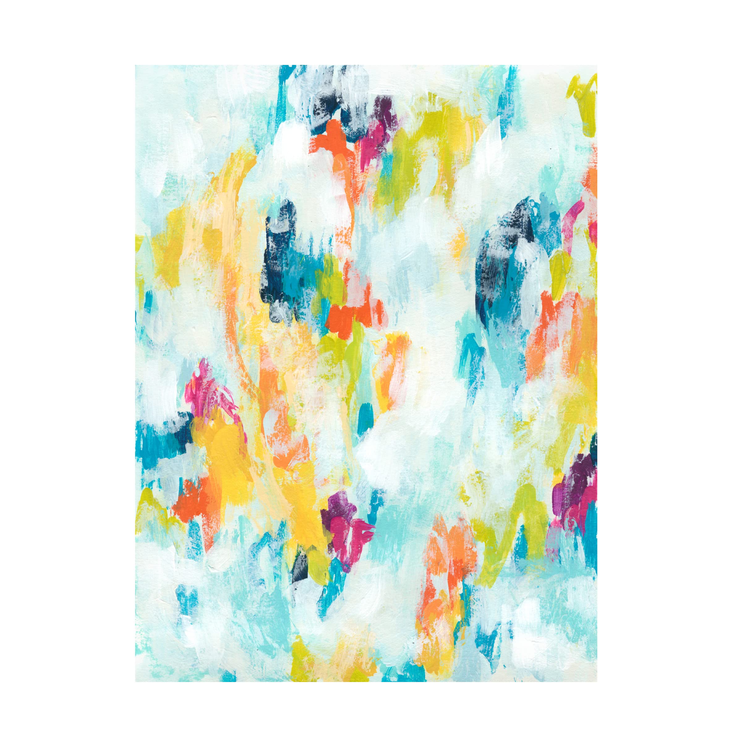 Trademark Fine Art 'Reclaimed Refraction I' Canvas Wall Art Print by June Erica Vess - Modern Abstract Painting for Living Room, Bedroom & Office Decor