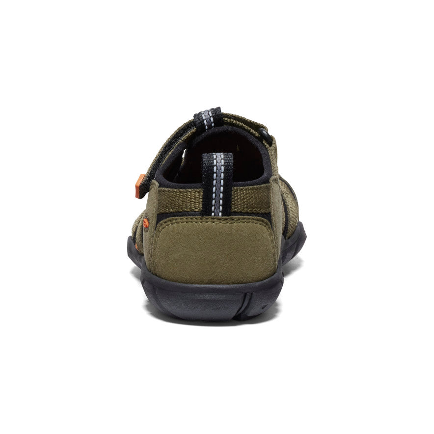 Little Kids' Seacamp II CNX Water Shoes - Dark Olive/Gold Flame - Comfortable & Lightweight for Beach, Pool & Outdoor Play