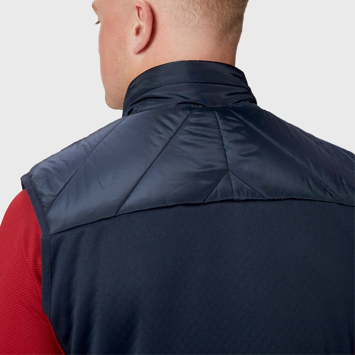 Canterbury British & Irish Lions Men's Microlight Gilet Navy - Lightweight Warm Vest for Rugby Training & Outdoor Activities