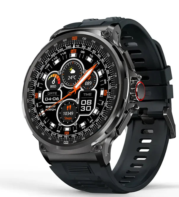 Bluetooth Multi-Sport Smartwatch with Heart Rate & SpO2 Monitoring - Fitness Tracker for Running, Cycling & Swimming - Perfect for Athletes & Outdoor Enthusiasts