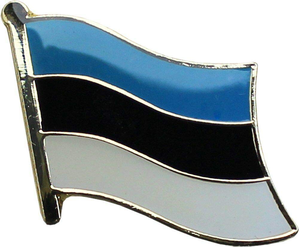 Estonia Flag Lapel Pin for Bike Hats - 3 Pack Motorcycle Accessories & Clothing Studs - Perfect for Biker Gear, Caps & Jacket Decorations