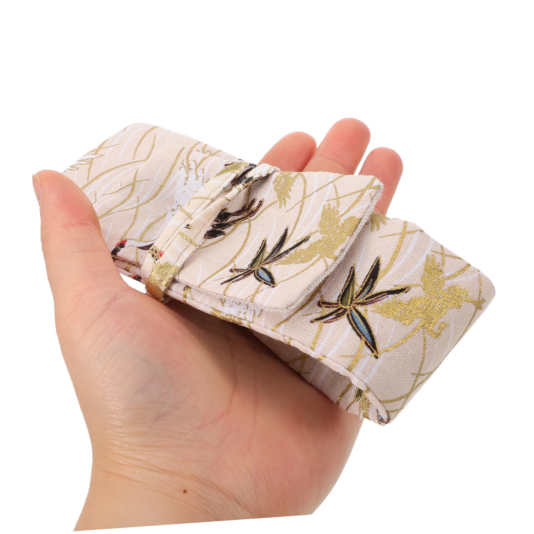 BESPORTBLE Folding Hand Fan Holder - Lint-Resistant Handheld Fan Sleeve Cover with Compact Storage | Perfect for Outdoor Activities, Travel & Summer Cooling