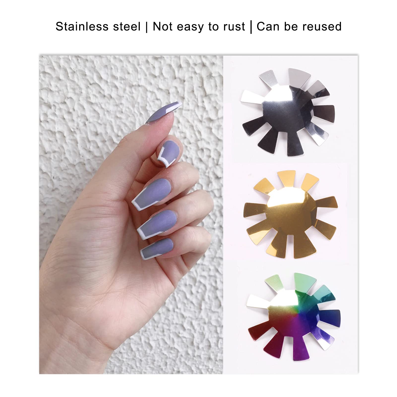 French Tip Nail Tool - Professional Portable Nail Cutter for Home & Salon Use - Perfect for Manicures, Pedicures & Nail Art Designs