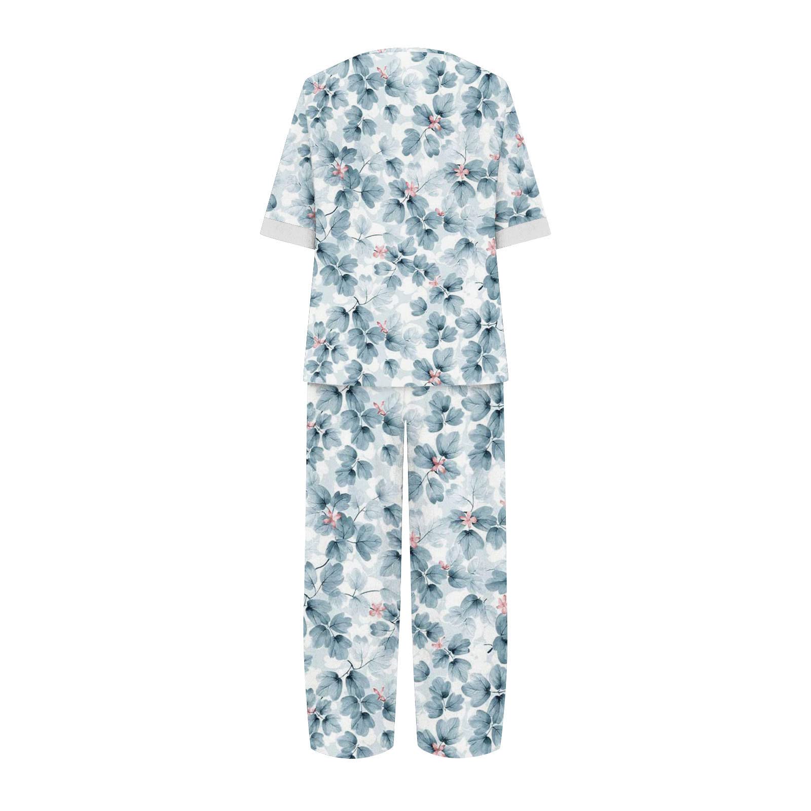 Women's Matching 2-Piece Sweatsuit Set - Comfy Lounge Wear & Vacation Outfits - Plus Size Short Sets & Couple Pajamas - Perfect for Relaxing at Home, Traveling, or Casual Outings