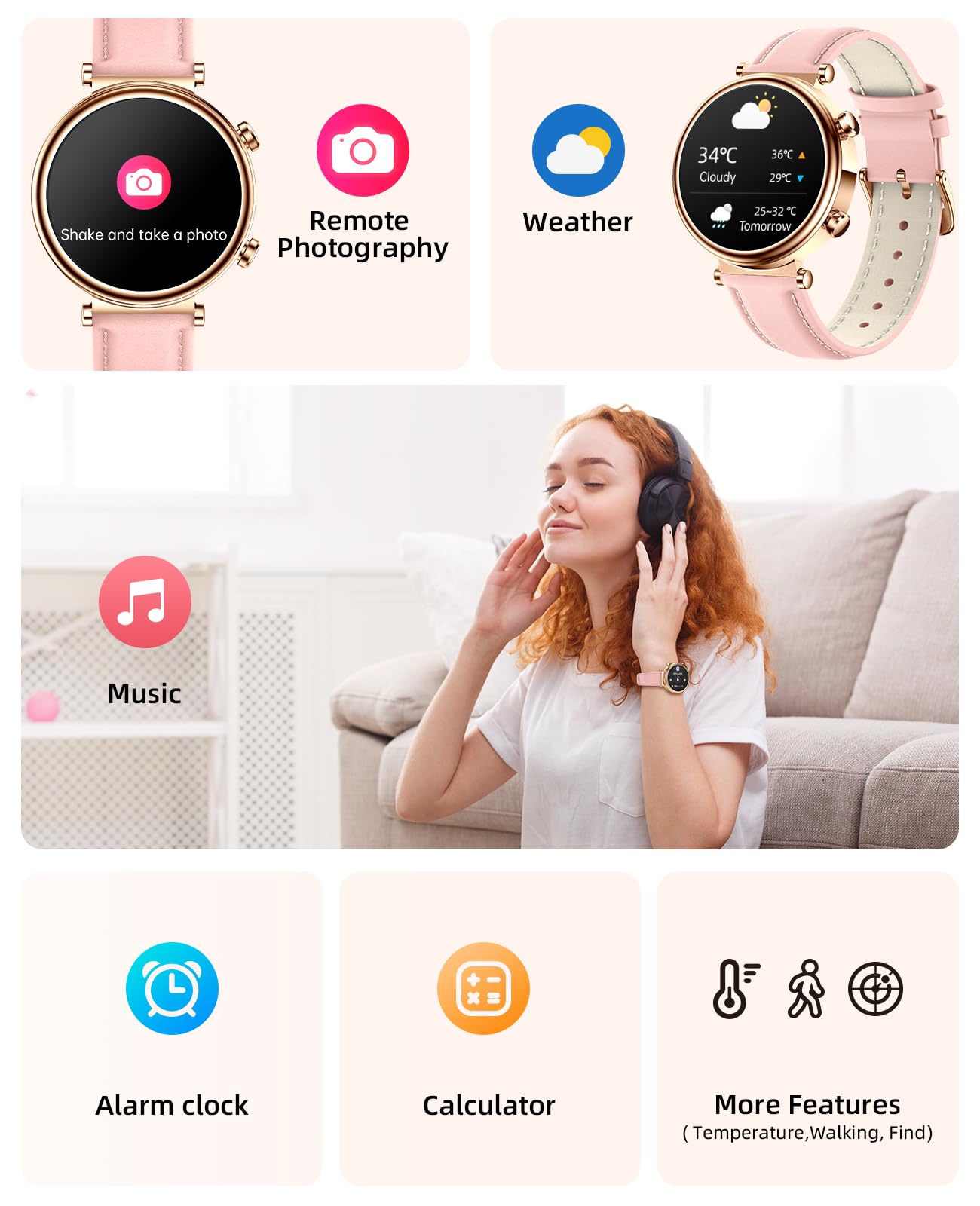 Smart Watch for Women - 1.27