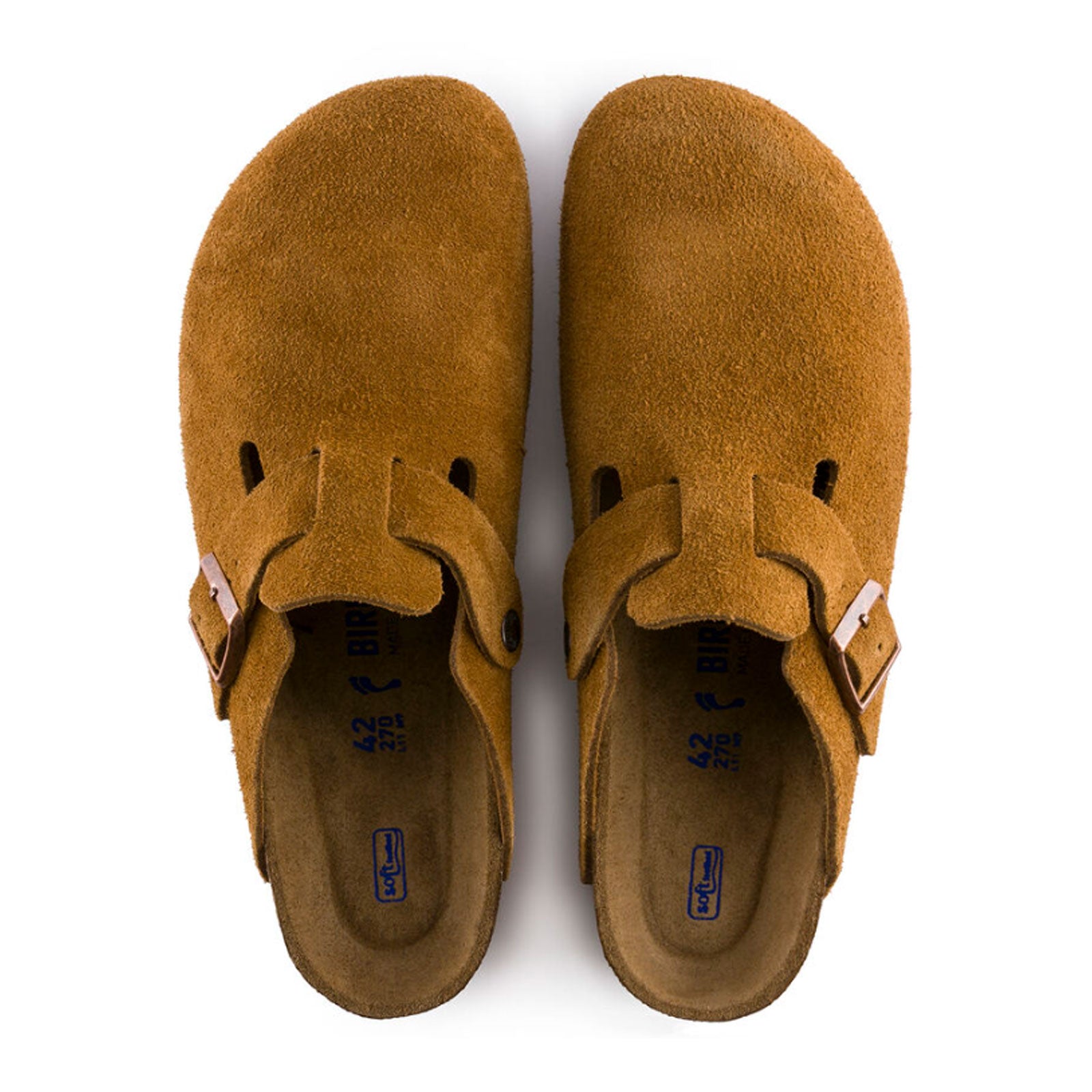 Birkenstock Boston Soft Footbed Clogs for Men - Mink Suede Comfortable Slip-On Shoes | Perfect for Casual Wear, Home & Office Use