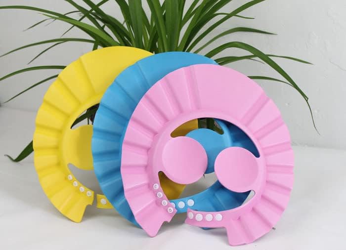 Waterproof Baby Shower Cap - Soft Bathing Hat for Newborns & Infants - Hair, Eyes & Ears Protection - Ideal for Bath Time, Swimming & Sensitive Skin Care