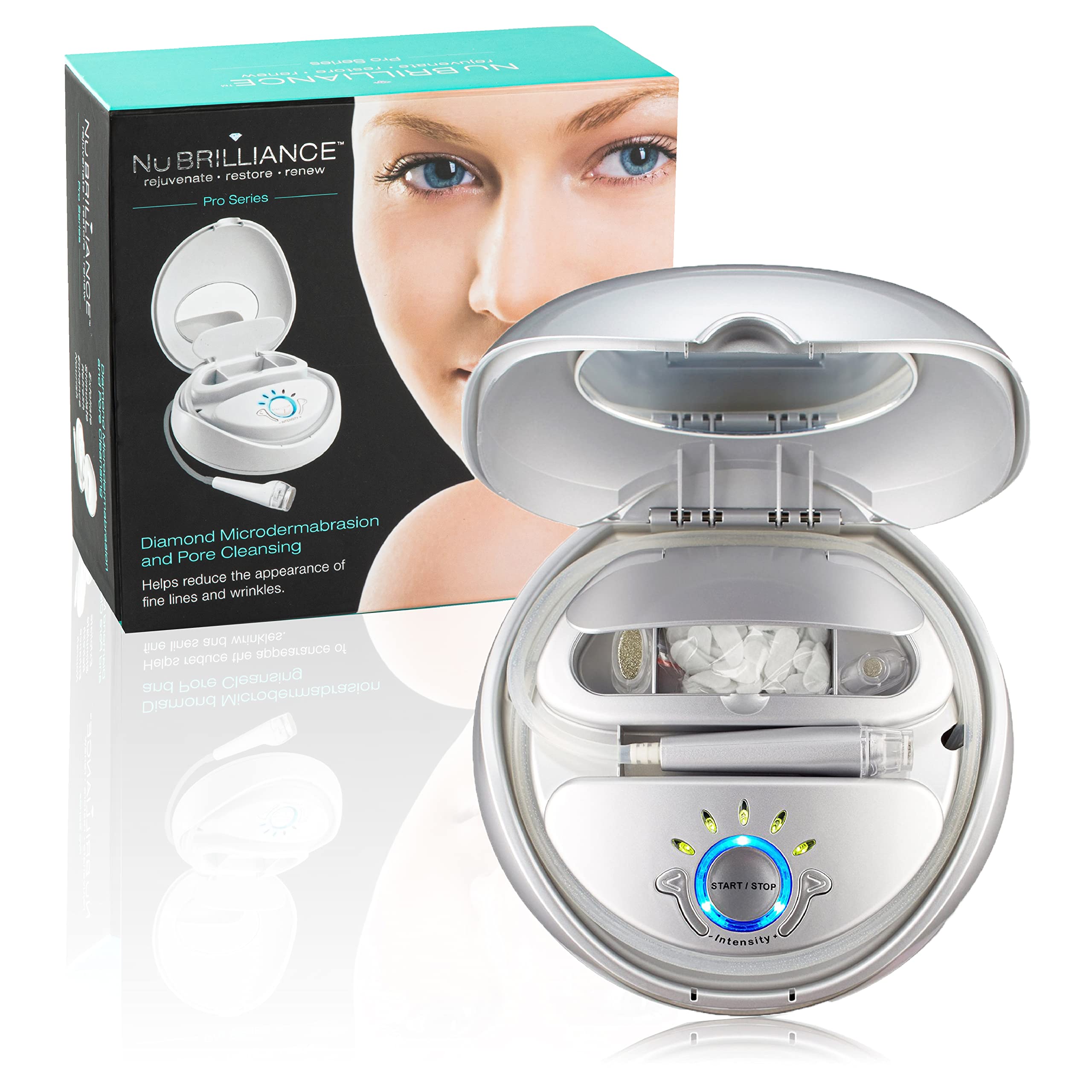 Professional Microdermabrasion Machine for Face & Body - At-Home Skin Exfoliation & Rejuvenation Treatment - Perfect for Acne Scars, Wrinkles & Blackhead Removal - Spa Quality Skincare Device for Glowing Skin