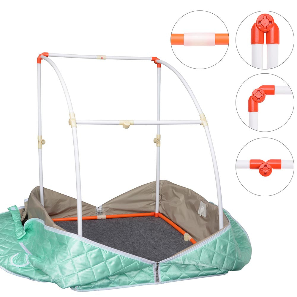 TheLAShop Portable Sauna Tent with Chair & Remote Control - 2L Steam Spa for Home Relaxation, Detox, and Weight Loss | Perfect for Personal Wellness & Stress Relief