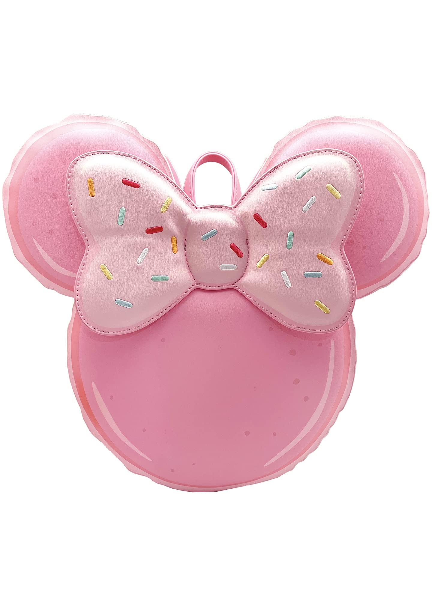 Exclusive Loungefly X LASR Disney Minnie Macaron Convertible Mini Backpack - Cute Fashion Cosplay Disneybound Fantasia Style for Women & Girls | Perfect for Theme Parks, Conventions & Daily Use