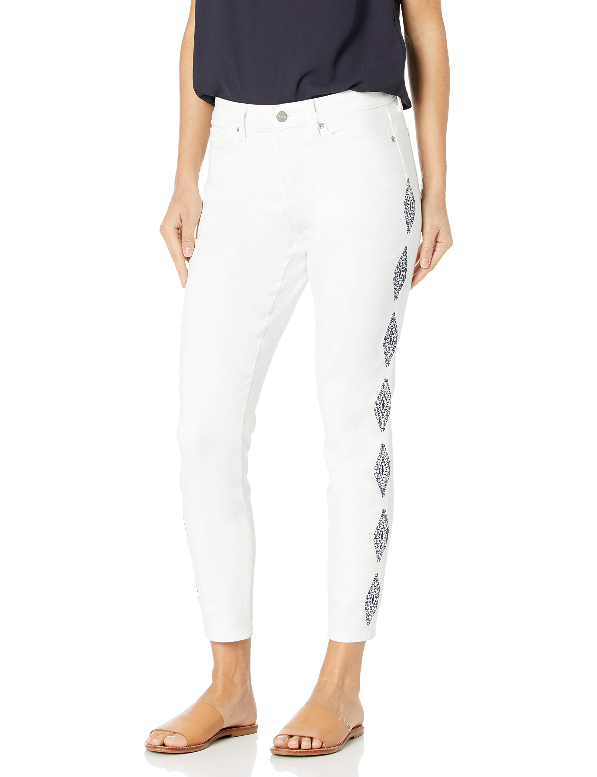 NYDJ Women's Ami Skinny Ankle Jeans - High Waist Stretch Denim Pants for Everyday Comfort | Perfect for Work, Casual Outings & Travel
