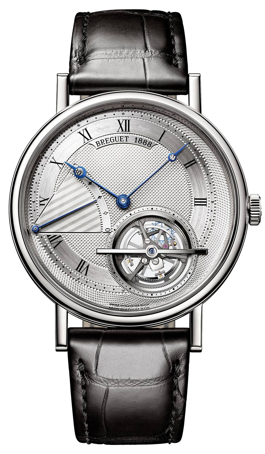 Breguet Classique Tourbillon Extra Thin 5377 Platinum Men's Luxury Watch - Perfect for Formal Events & Business Meetings