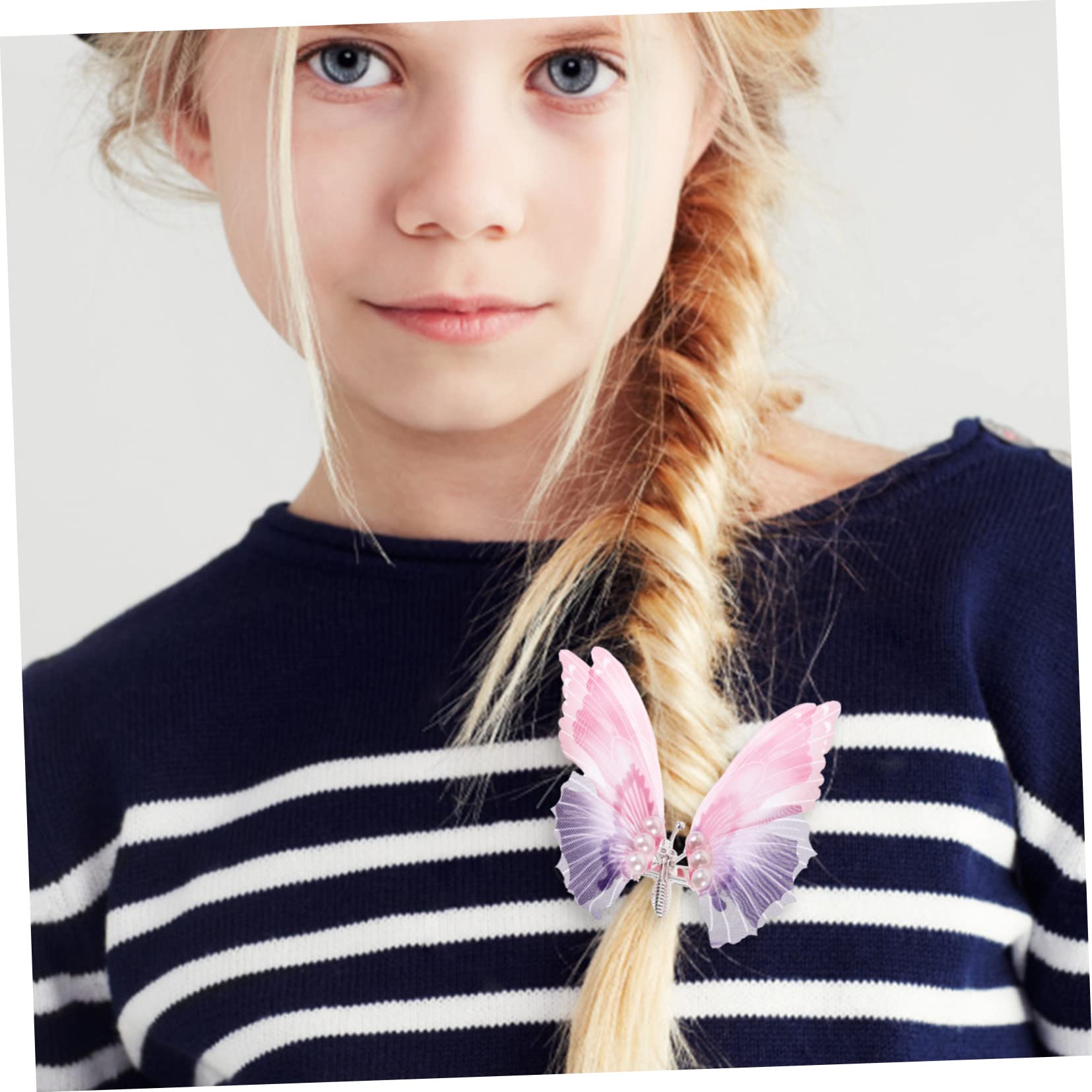 FRCOLOR 4 Sets Butterfly Hair Clips for Girls - Small Fashionable Metal Hairpins (5pcs x 4) - Perfect for School, Parties & Everyday Hairstyles