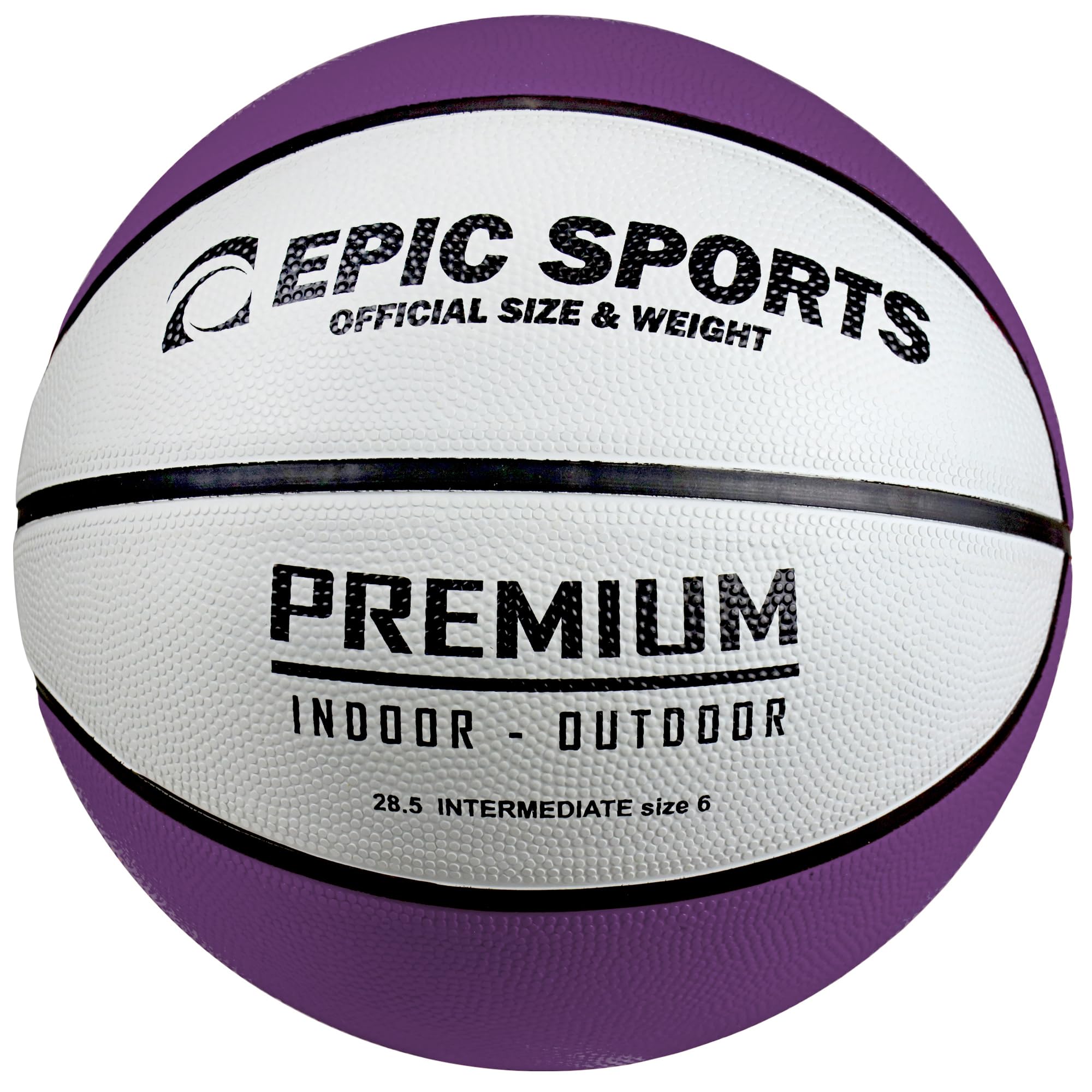 Premium Multi-Color Rubber Basketball - Outdoor & Indoor Sports