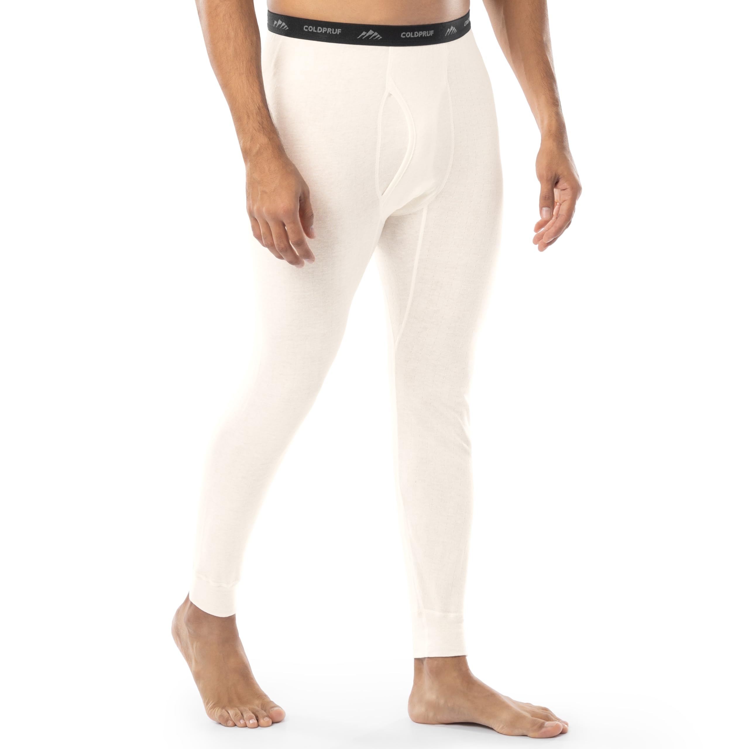 ColdPruf Men's Thermal Underwear Base Layer Pants - Dual Layer Winter Activewear for Running, Skiing & Outdoor Activities