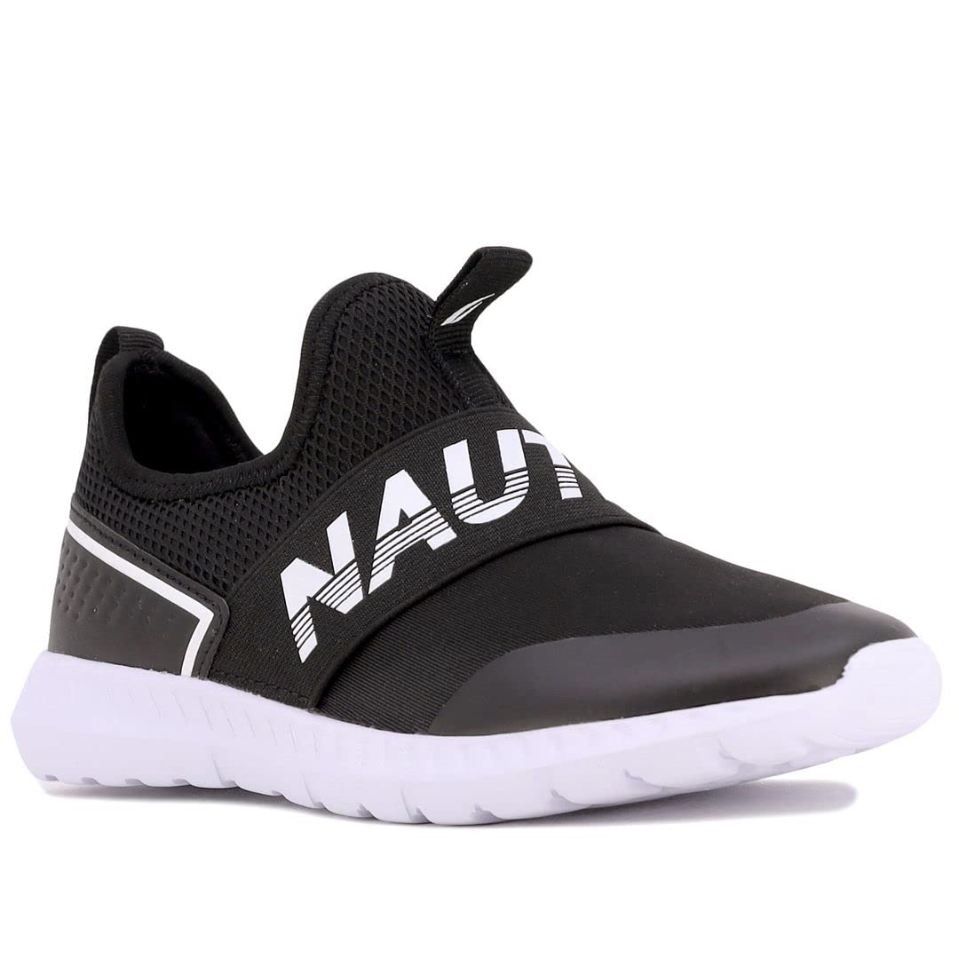 Nautica Kids Boys Youth Athletic Fashion Sneakers - Slip On Running Shoes for Little & Big Kids - Comfortable Casual & Sports Wear for School, Play & Outdoor Activities