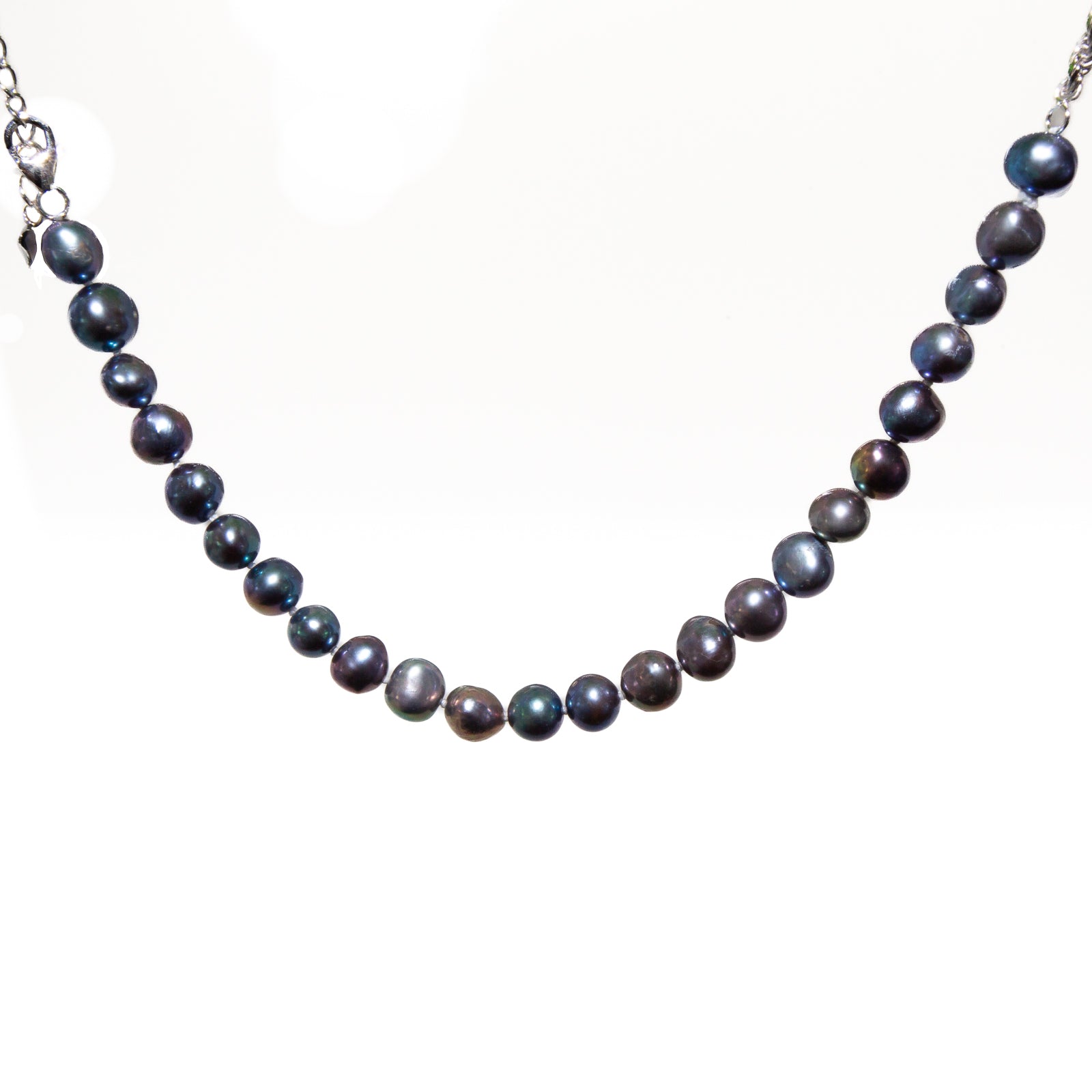 Azure Majesty Baroque Pearl Necklace – Elegant Handmade Jewelry for Women | Perfect for Weddings, Parties & Special Occasions