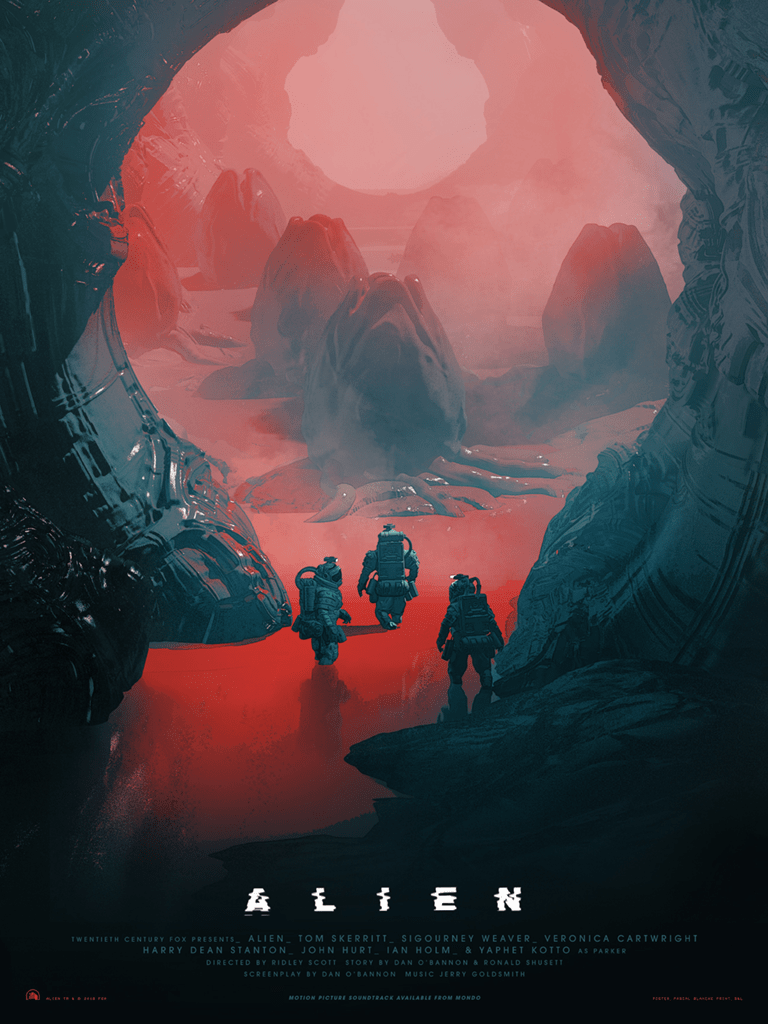 Alien 2 Movie Poster - Classic Sci-Fi Horror Film Wall Art Decor for Home Theater, Bedroom & Office