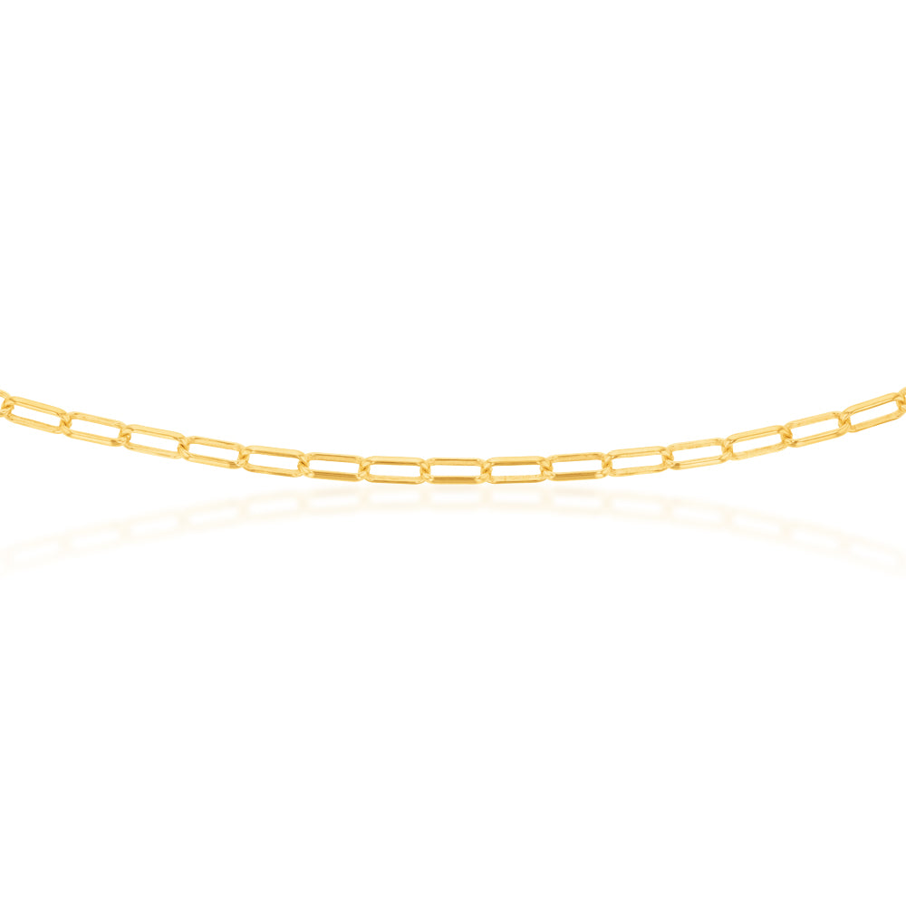 9 Carat Silver Filled Long Belcher Chain Necklace 45cm - Perfect for Layering, Gift Giving & Everyday Elegance