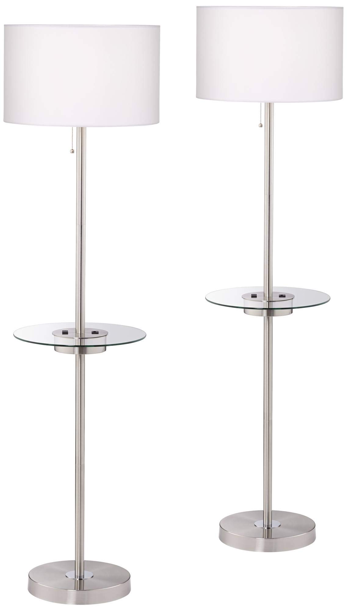 360 Lighting Caper Modern Floor Lamps Set of 2 - 60.5
