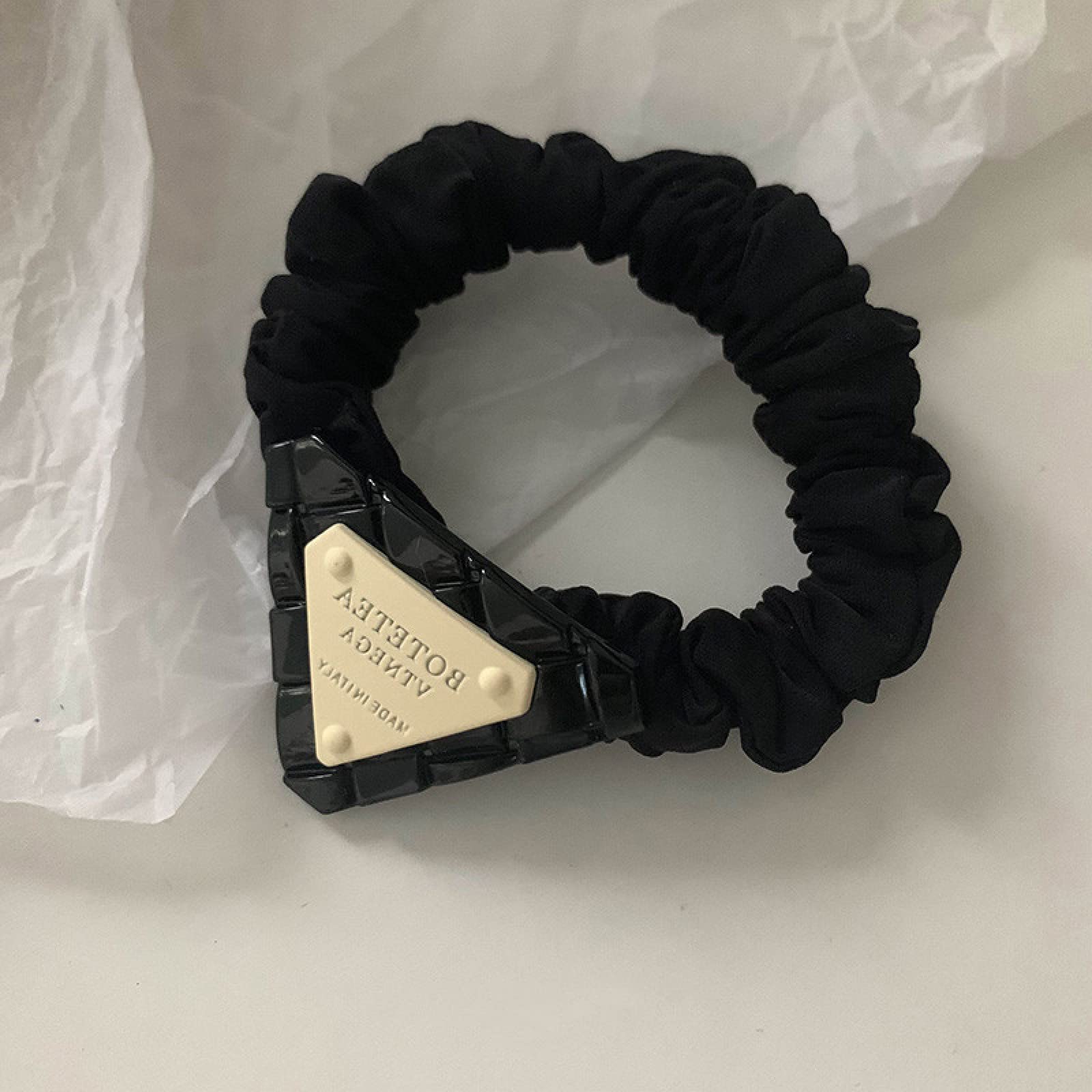 Silk Satin Ponytail Holder 2Pcs - Elegant Hair Ties for Women, Soft No-Slip Hair Accessories for Daily Use, Workout, Office & Special Occasions