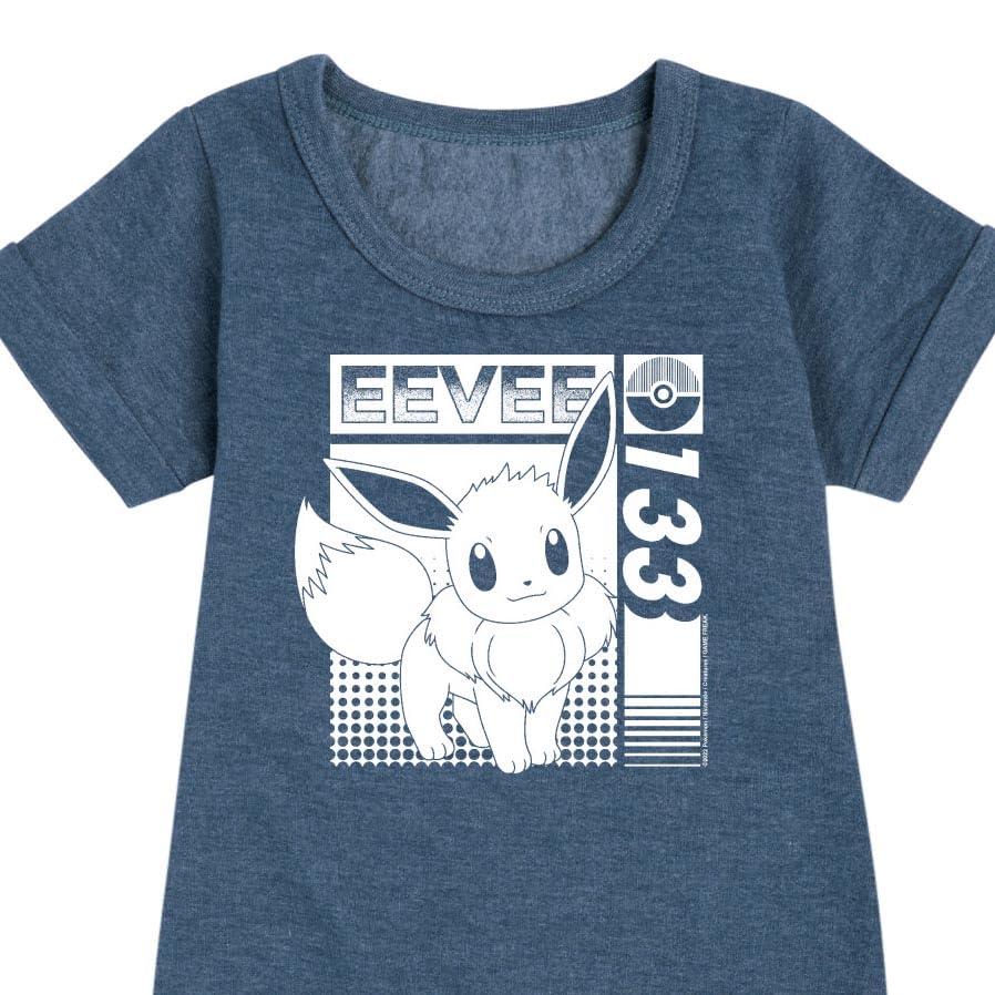 HYBRID APPAREL Pokémon Eevee 133 Fleece Dress for Girls - Soft & Cozy Kids' Winter Outfit for School, Playdates & Holiday Gatherings