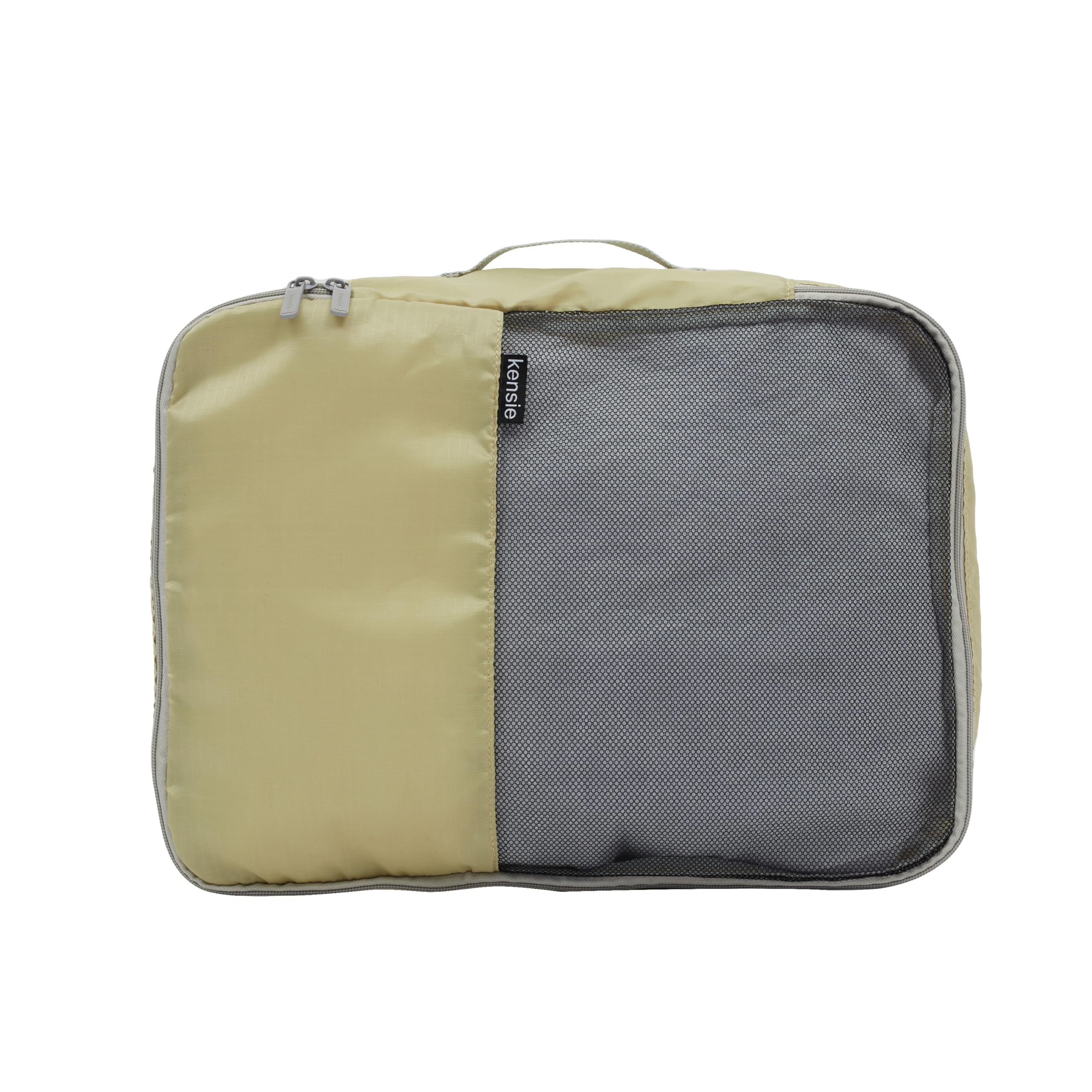 Kensie Women's Hillsboro 4-Piece Luggage Set - Dried Moss Color, Lightweight Spinner Suitcase & Travel Bags for Vacation, Business Trips & Weekend Getaways
