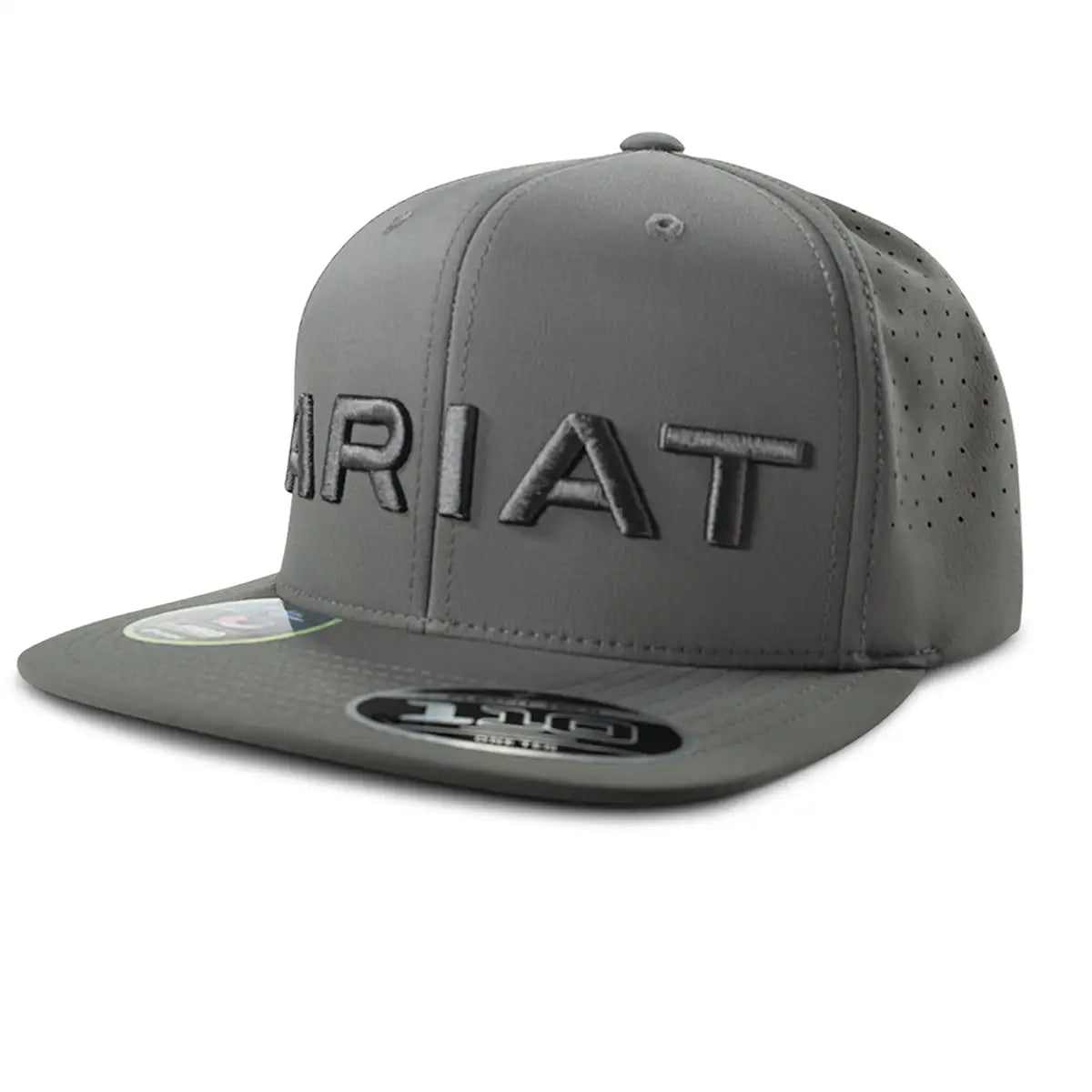 ARIAT 3D Embroidered Two-Tone Charcoal Ball Cap - Stylish Baseball Hat for Men & Women - Perfect for Outdoor Activities, Sports & Casual Wear