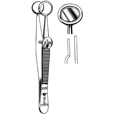Baird Chalazion Forceps 9.6cm (3.78 Inch) Surgical Eye Instrument - Professional Medical Tool for Ophthalmologists & Eye Clinics - Perfect for Chalazion Removal & Eyelid Surgery Procedures