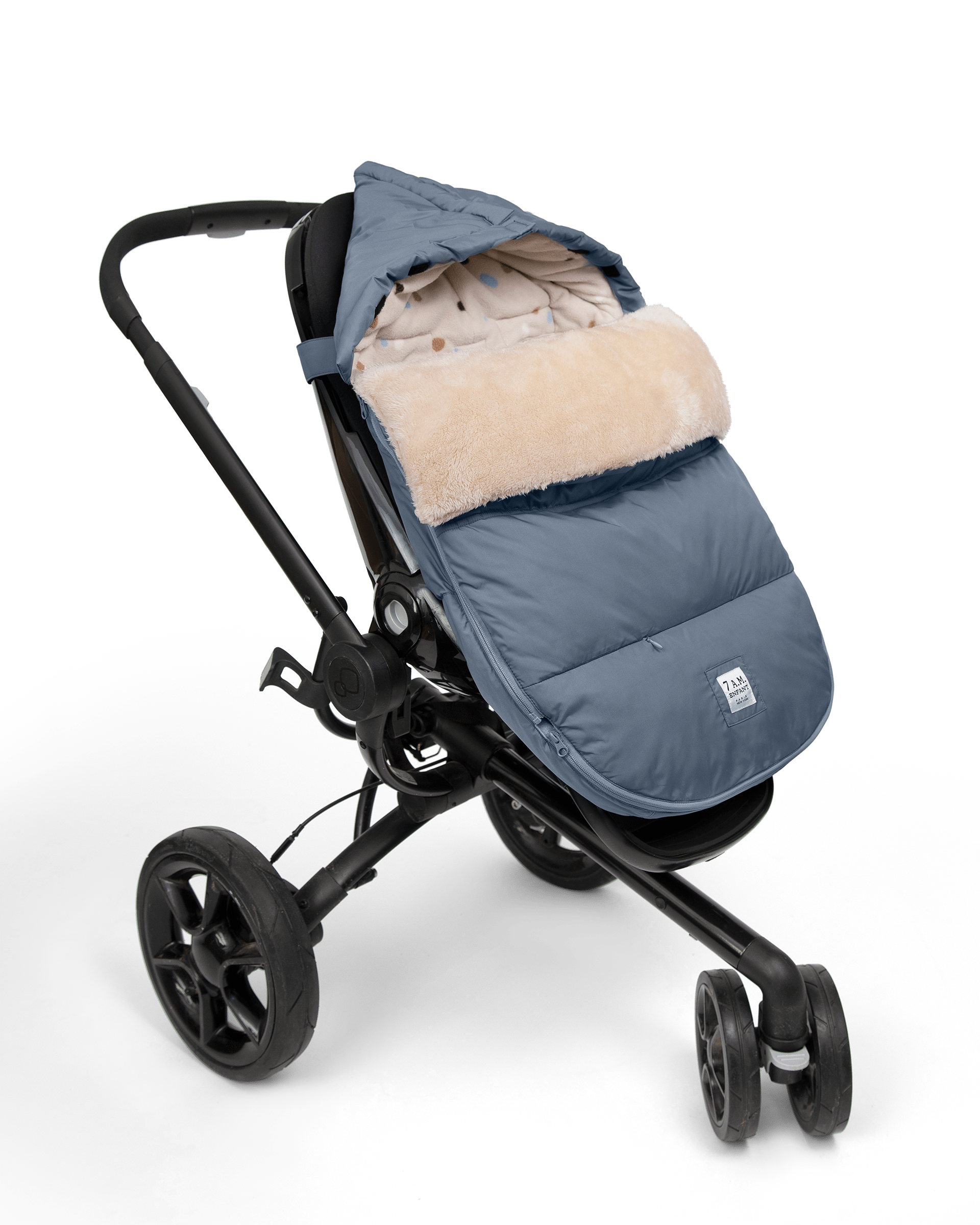 7AM Enfant POD Footmuff for Baby Stroller - Warm & Waterproof Infant Carrier Cover (0-18 Months) - Perfect for Winter Walks & Outdoor Adventures