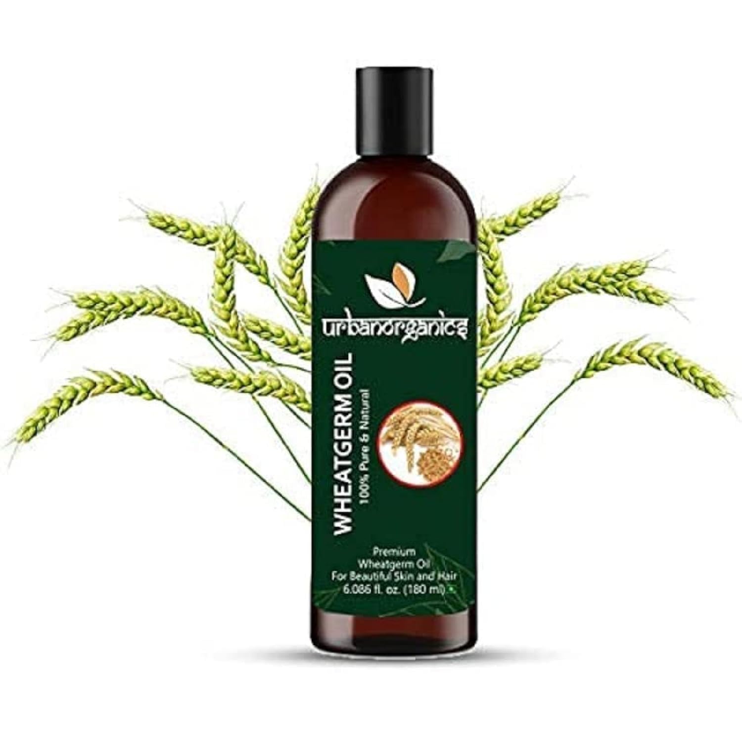 Organic Wheat Germ Oil for Hair & Skin - 100ml | Natural Moisturizer for Dry Skin, Anti-Hairfall Treatment | Promotes Hair Growth, Softness & Shine | Perfect for Daily Hair Care & Skin Hydration Routine