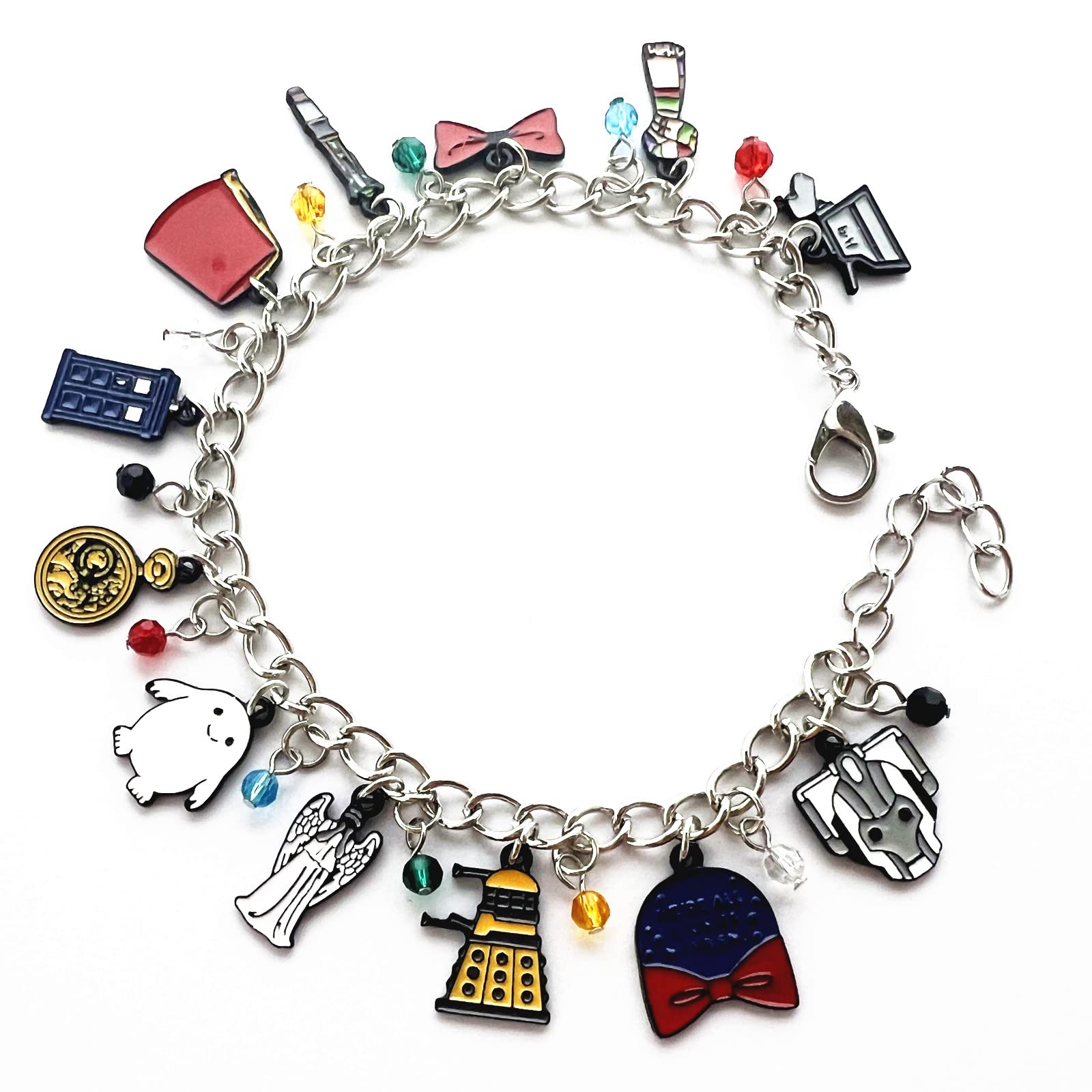 STKTFKK Anime Metal Zinc Alloy Charm Bracelet - Unique Original Design Unisex Jewelry for Men & Women | Perfect for Cosplay, Gift Giving, and Anime Enthusiasts