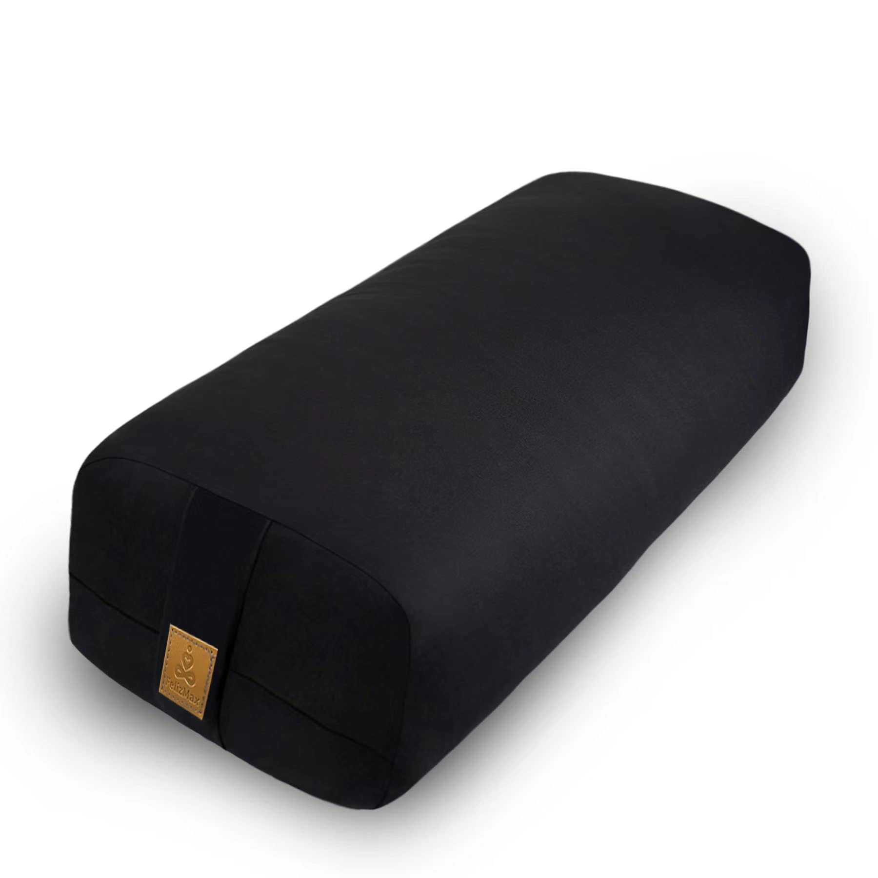 Premium 26x10.5x5.5 Inch Rectangular Yoga Bolster Pillow - 100% Cotton Supportive Meditation Cushion for Restorative Yoga, Yin Yoga & Meditation - Ideal for Home Practice, Studio Use & Relaxation Therapy