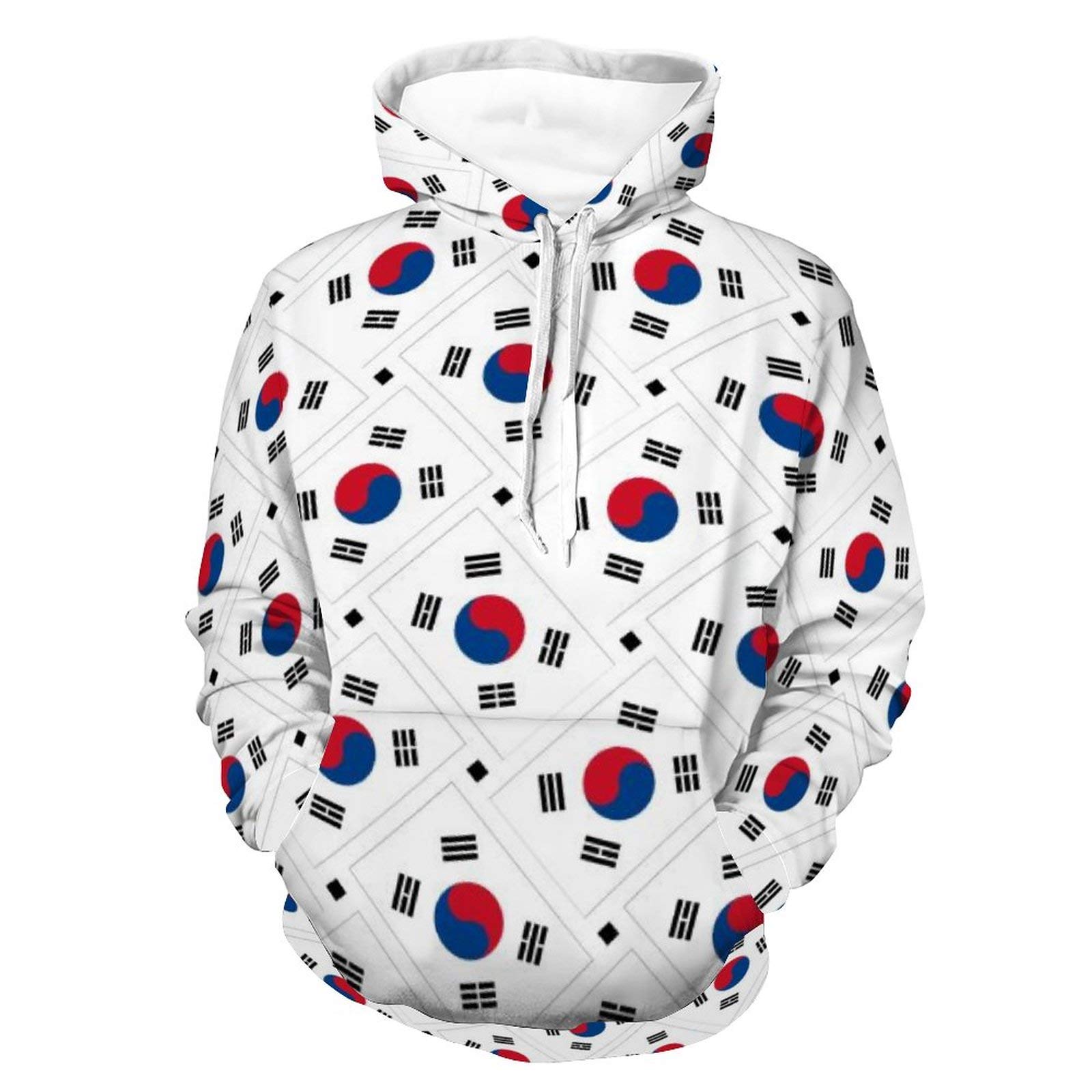 AERICKON Unisex 3D Print Hooded Sweatshirt - Fashion Casual Pullover with Pocket for Men & Women | Perfect for Jogging, Holiday Wear & Autumn Outfits