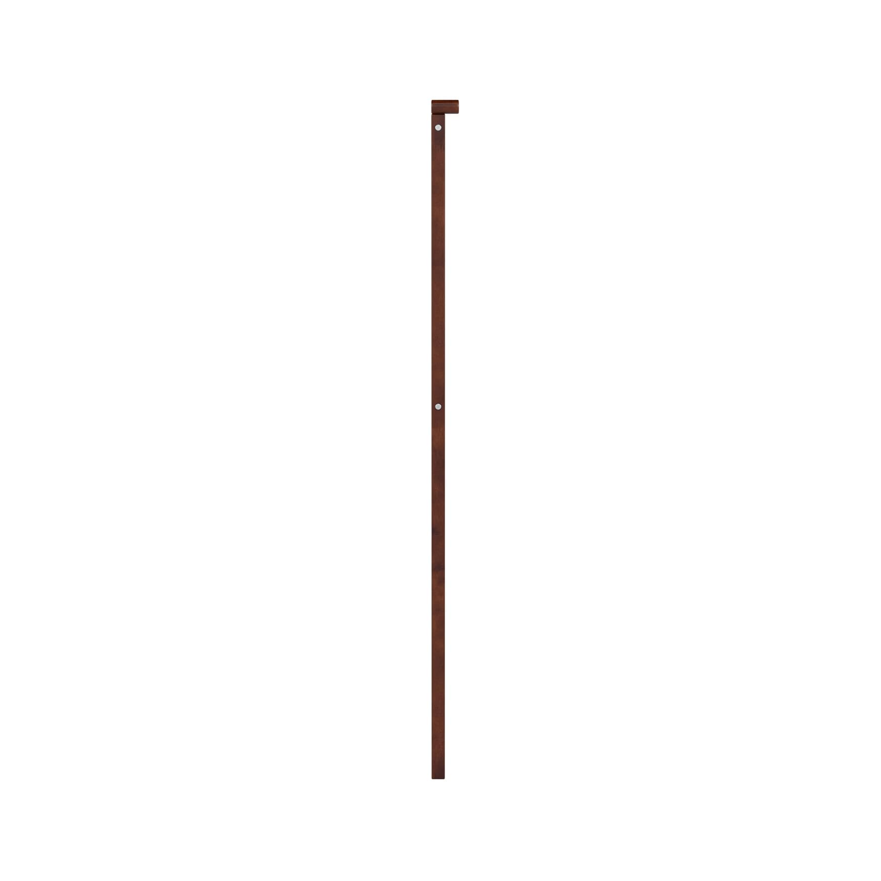 AFI Madison King Solid Wood Panel Headboard with USB Charging Ports - Walnut Finish for Modern Bedroom Decor & Master Suite Upgrade