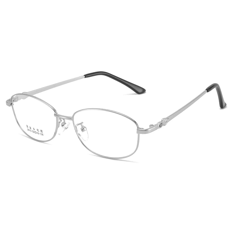 Bclear Women's Full Rim Oval Alloy Eyeglasses - Lightweight Metal Frame Glasses for Women, Trendy Oval Shape, My2013 Collection - Perfect for Office, Reading & Everyday Fashion