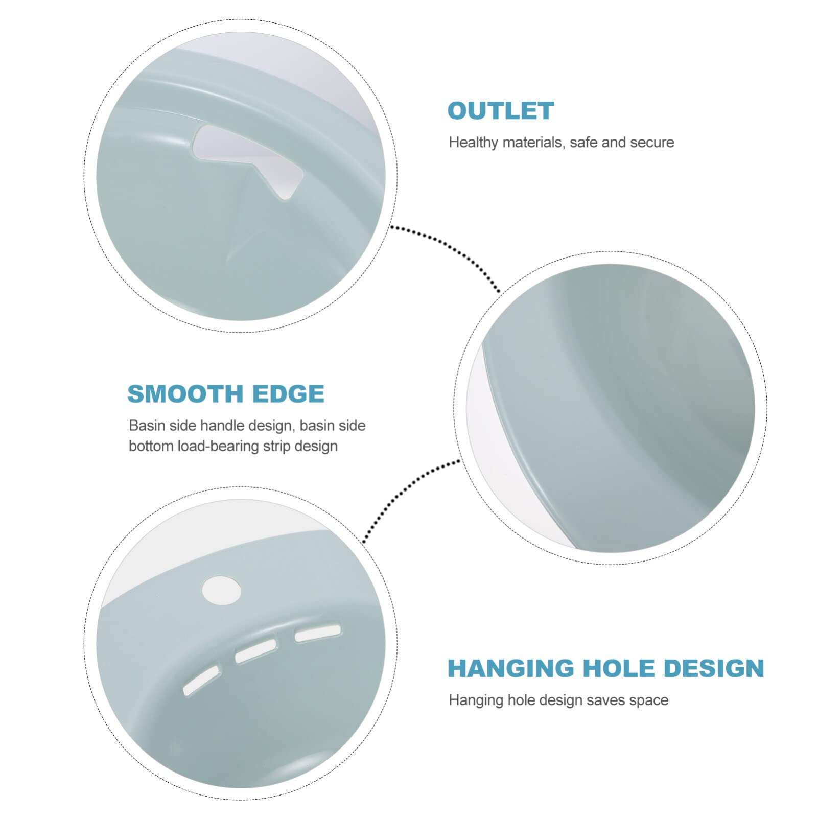 Portable Sitz Bath for Toilet Seat - Postpartum Care & Hemorrhoid Relief Soaking Tub - Ideal for Pregnant Women, Elderly & Post-Surgery Recovery - Blue Wash Basin (Perfect for Postpartum Healing, Hemorrhoid Treatment & Personal Hygiene Care)