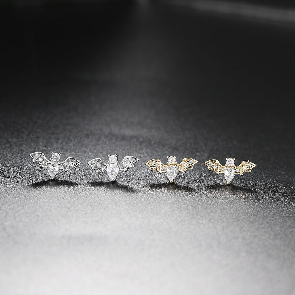 20G Cartilage Earring Stud Bat Piercings Cloud Rain Helix Studs - Hypoallergenic Stainless Steel Ear Jewelry for Tragus, Helix, Conch Piercings | Perfect for Everyday Wear, Parties & Alternative Fashion