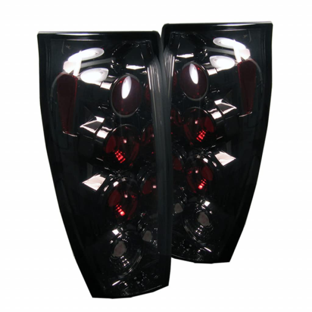 2002-2006 Chevy Avalanche Euro Style Smoke Tail Lights Pair - Spyder 5001139 | Upgrade Your Truck's Rear Appearance for Night Driving & Custom Look