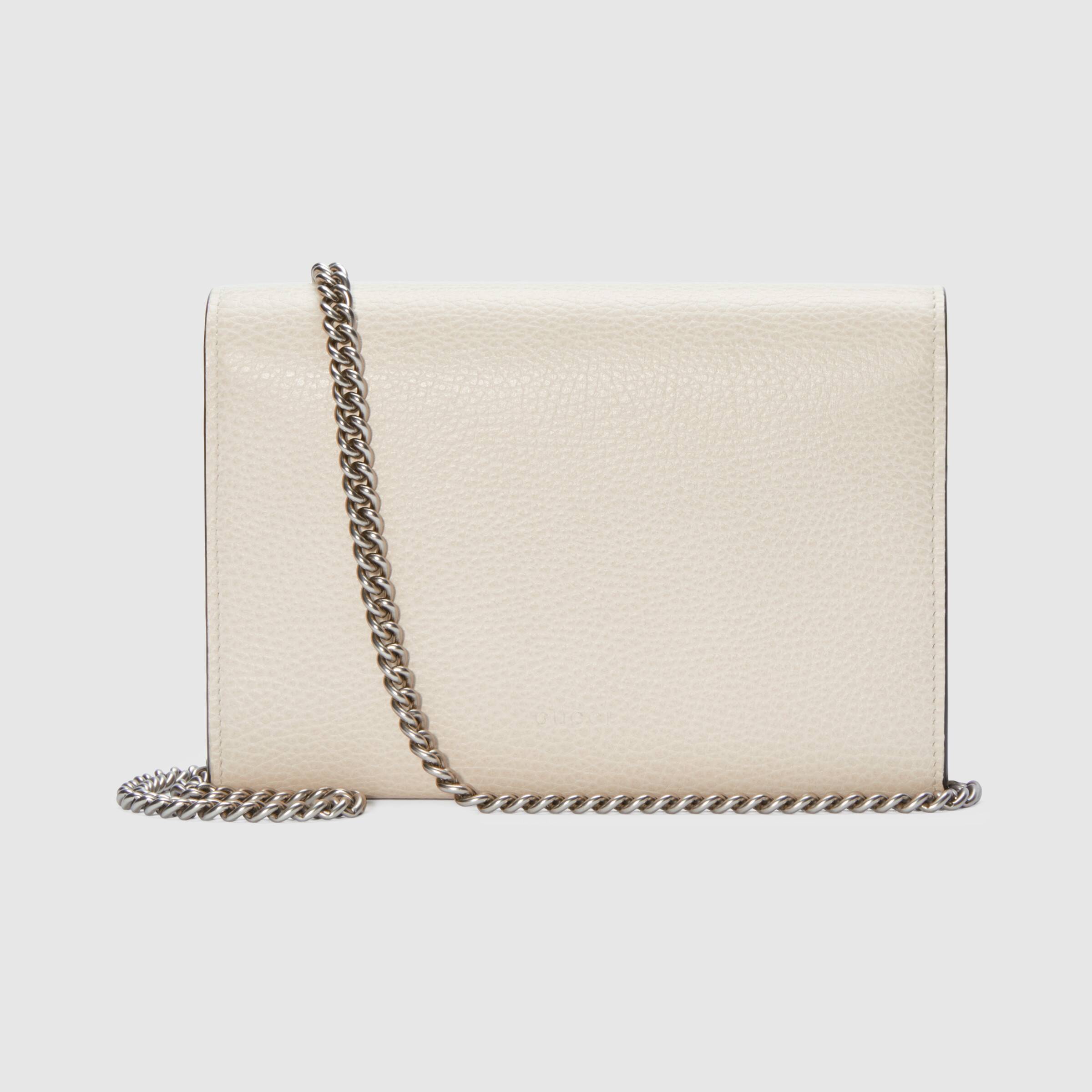 Gucci Dionysus Mini Leather Chain Bag for Women - White Luxury Crossbody Purse | Perfect for Parties, Dates & Evening Events